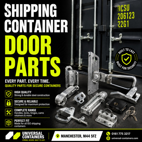 Shipping container door parts - door,