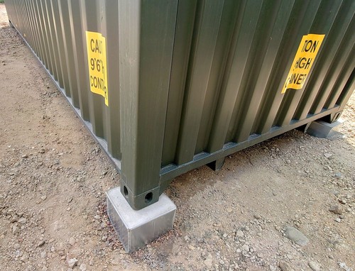Shipping container foundation - container,