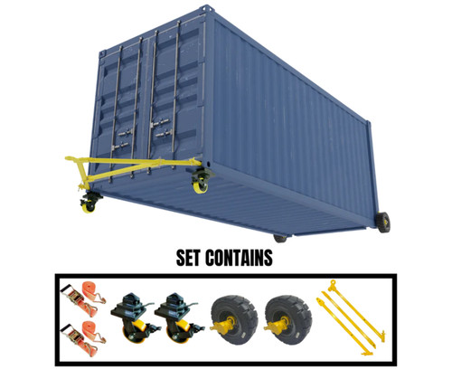 Shipping container wheel - wheel, sets