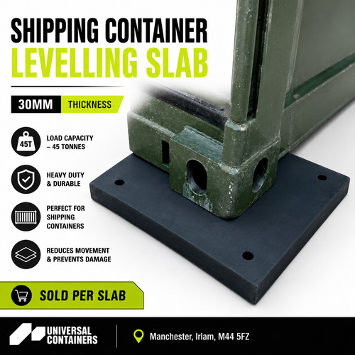 Shipping container levelling - container,