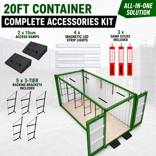 20ft shipping container - container, in