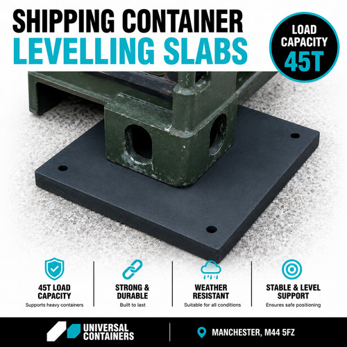 Shipping container levelling - container,
