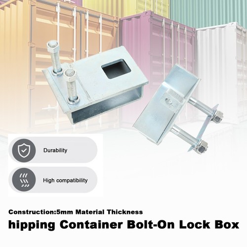 Shipping container bolt - container, bolt-on