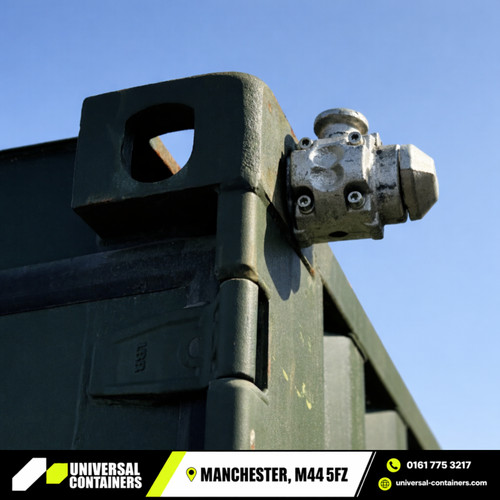 Shipping container connector - container,