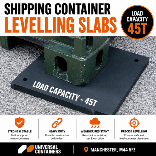 Shipping container levelling - container,