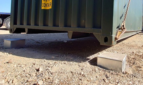 Shipping container foundation - shipping,