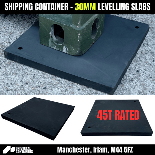 Shipping container levelling - shipping,