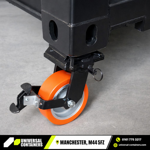 Shipping container caster - container,