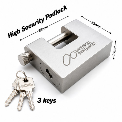 Shipping container padlock - container,